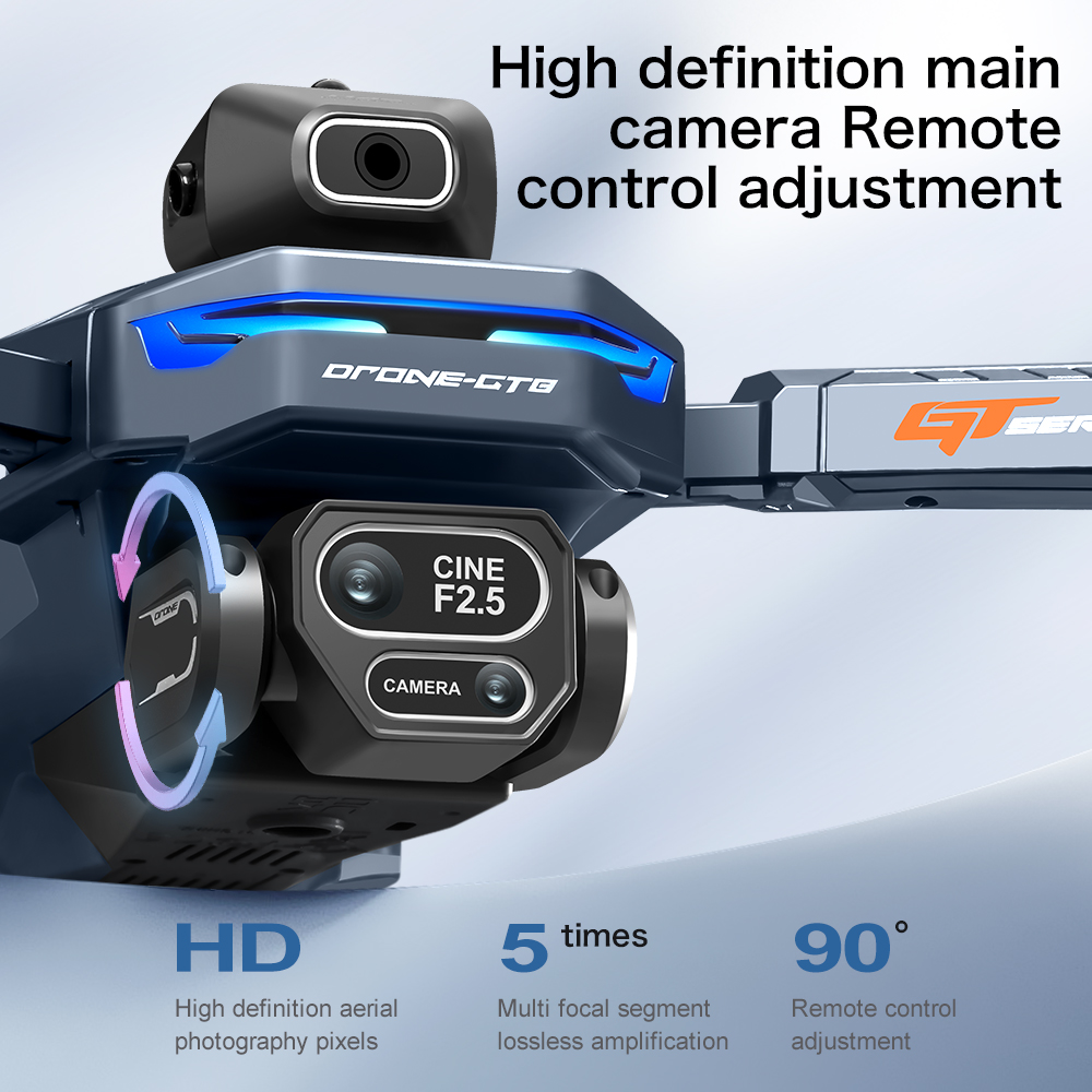 GT8 折りたたみ式GPS搭載RCドローン 8K HD ES - Drone Camera Professional のレビューと価格