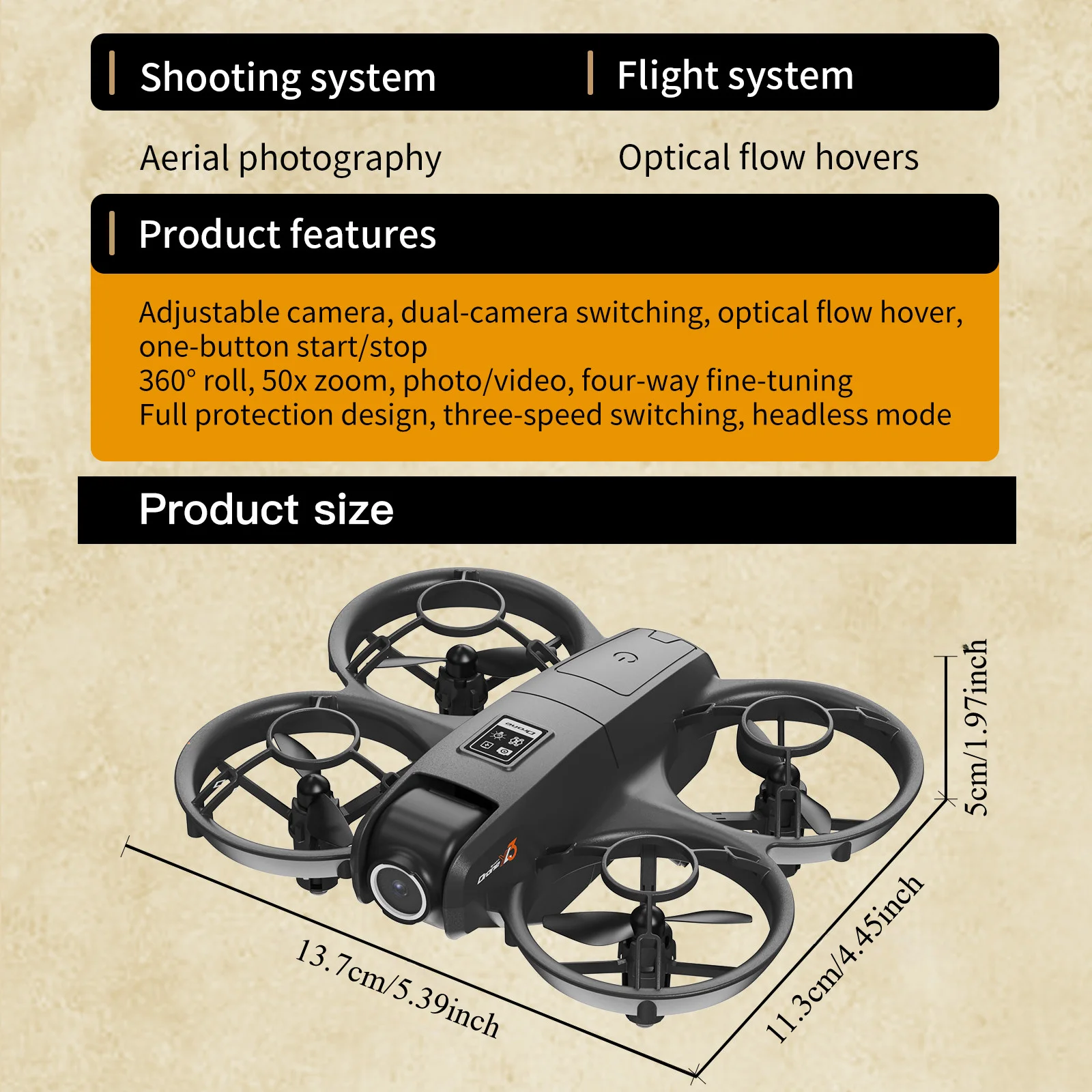 YL3 折りたたみ式旅行用ドローン、HDデュアル手ブレ補正カ - Drone Camera Hd のレビューと価格